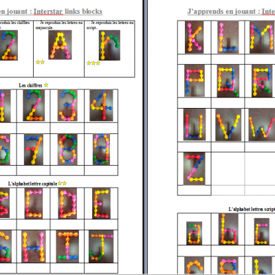 brevet feuille de route interblocks chiffres lettres