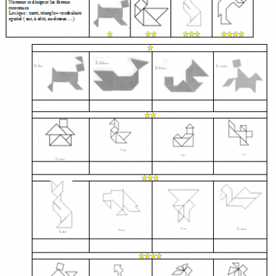 brevet + feuille de route tangram