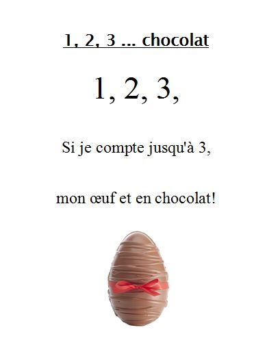 1 2 3 chocolat