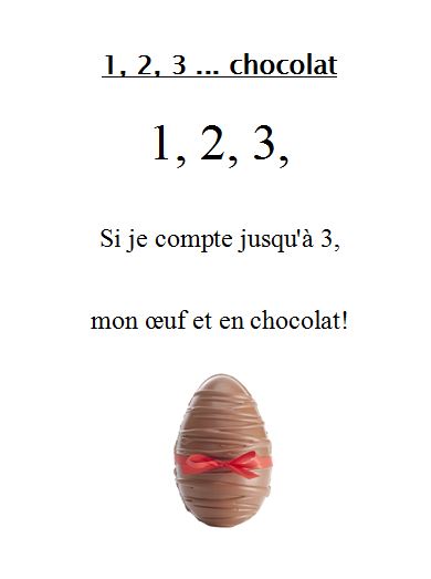 1 2 3 chocolat